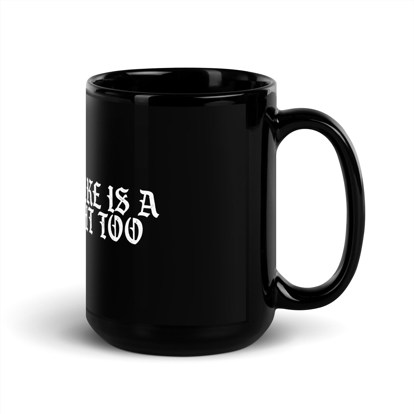 Black Glossy Mug